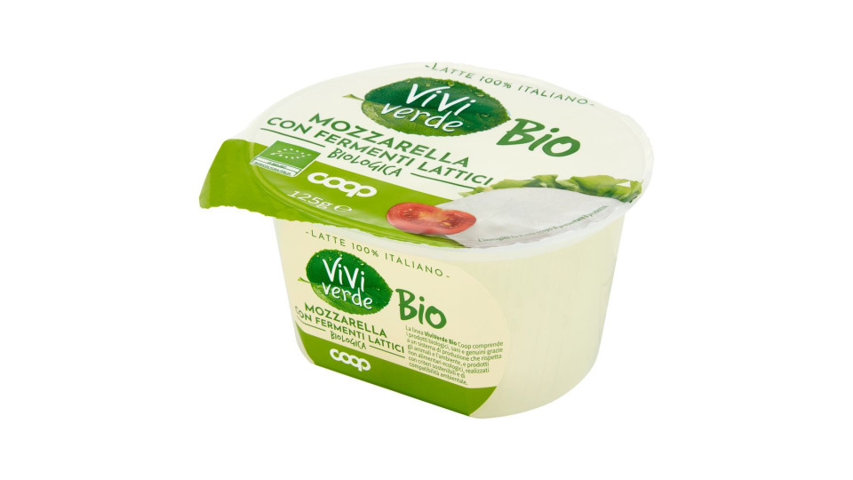 Mozzarella Con Fermenti Lattici Biologica 125 G