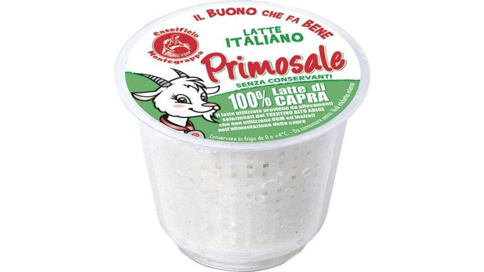 Primosale Di Capra Filiera Caseificio Montegrappa 200 G