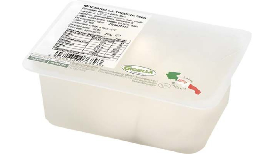 Mozzarella Treccia Gioiella 250 G