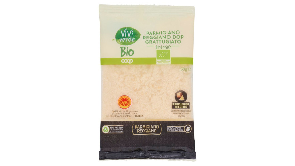 Parmigiano Reggiano Dop Grattugiato Biologico 50 G