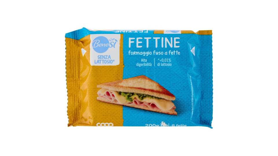 Fettine Senza Lattosio* Formaggio Fuso A Fette 8 X 25 G