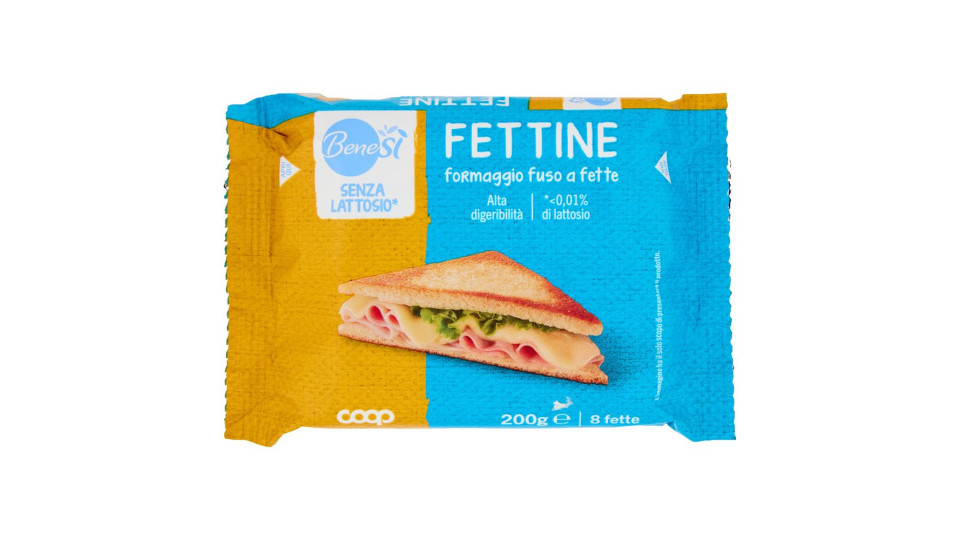 Fettine Senza Lattosio* Formaggio Fuso A Fette 8 X 25 G