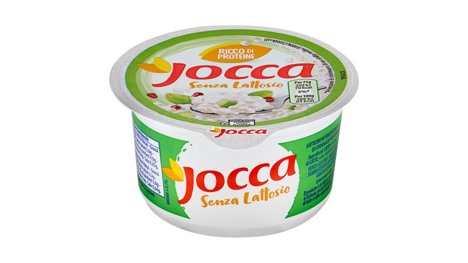 Jocca Fiocchi Di Latte Senza Lattosio A Base Di Formaggio Fresco Magro - 175g