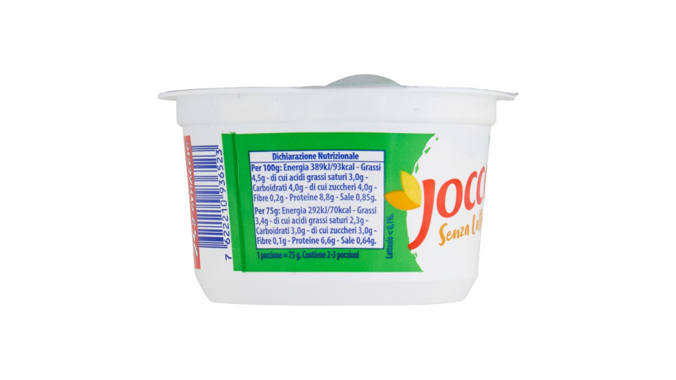 Jocca Fiocchi Di Latte Senza Lattosio A Base Di Formaggio Fresco Magro - 175g