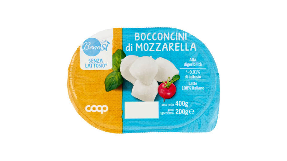 Bocconcini Di Mozzarella Senza Lattosio* 200 G