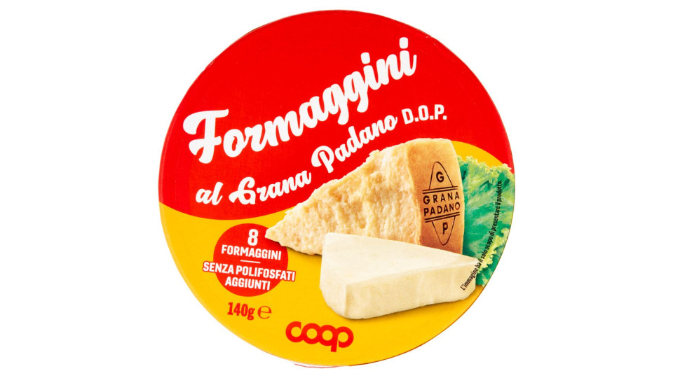 Formaggini Al Grana Padano D.o.p. 8 X 17,5 G