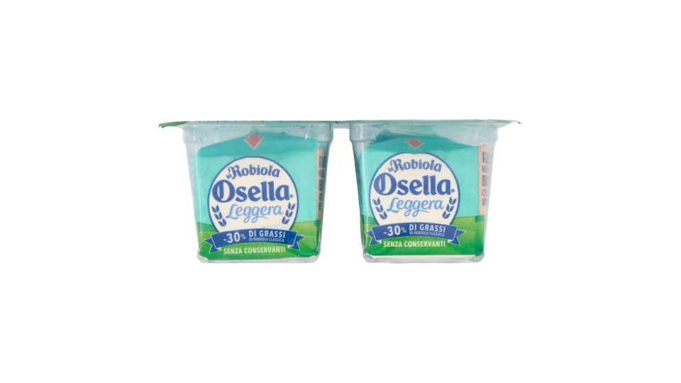 Fattorie Osella Robiola Leggera Formaggio Fresco 2 X 90 G