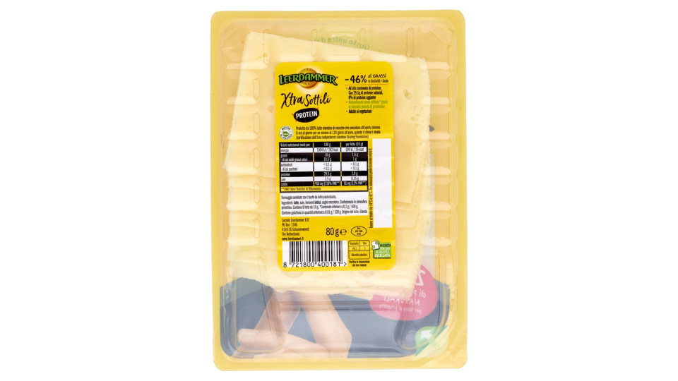 Leerdammer Xtrasottili Protein Fette 8 X 10 G