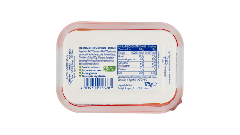 Exquisa Il Fresco Cremoso Senza Lattosio 175 G