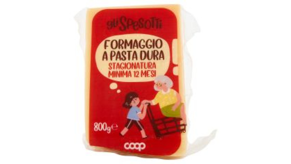 Formaggio A Pasta Dura Stagionatura Minima 12 Mesi 800 G