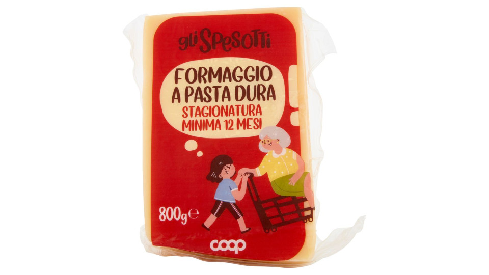 Formaggio A Pasta Dura Stagionatura Minima 12 Mesi 800 G