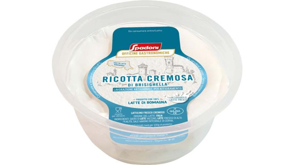 Ricotta Cremosa Spadoni 200 G