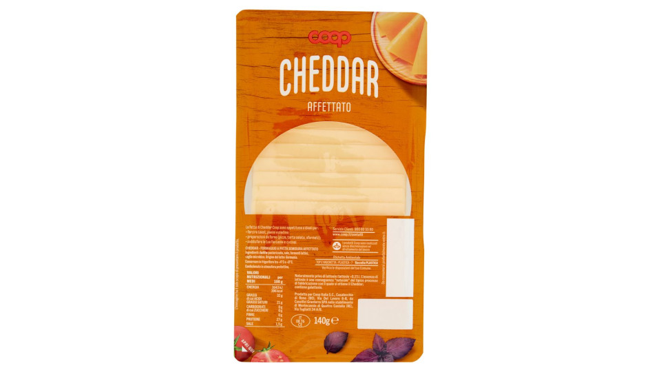 Cheddar Affettato 140 G