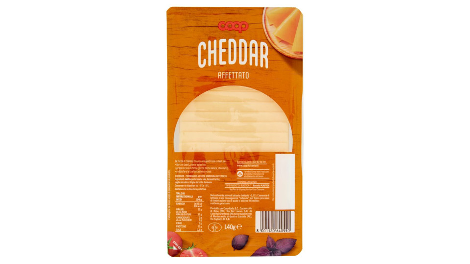 Cheddar Affettato 140 G