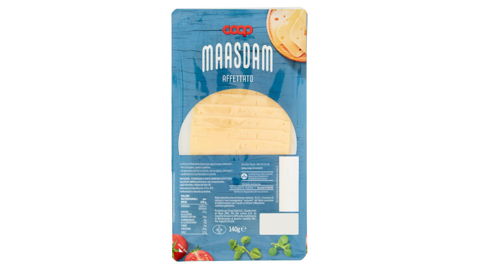 Maasdam Affettato 140 G