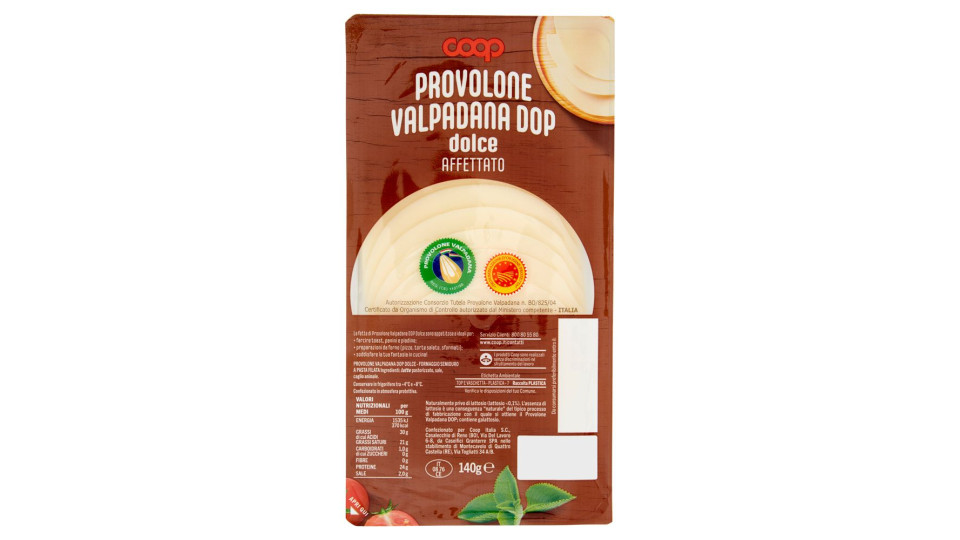 Provolone Valpadana Dop Dolce Affettato 140 G