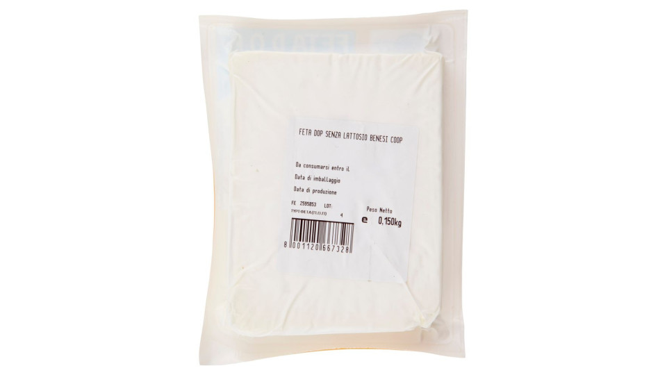 Feta D.o.p. Senza Lattosio* 150 G