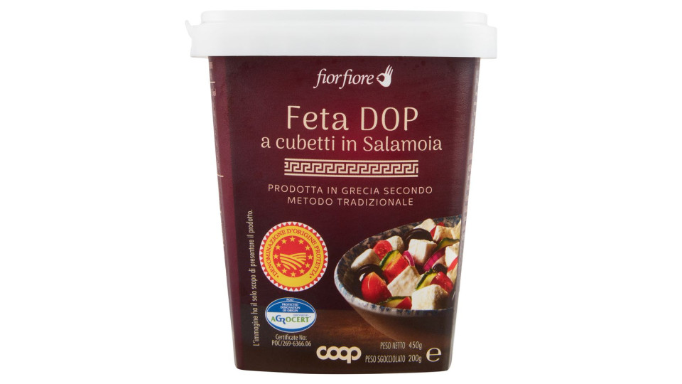Feta Dop A Cubetti In Salamoia 450 G