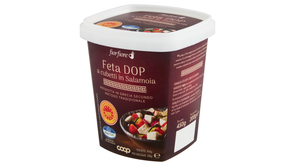 Feta Dop A Cubetti In Salamoia 450 G