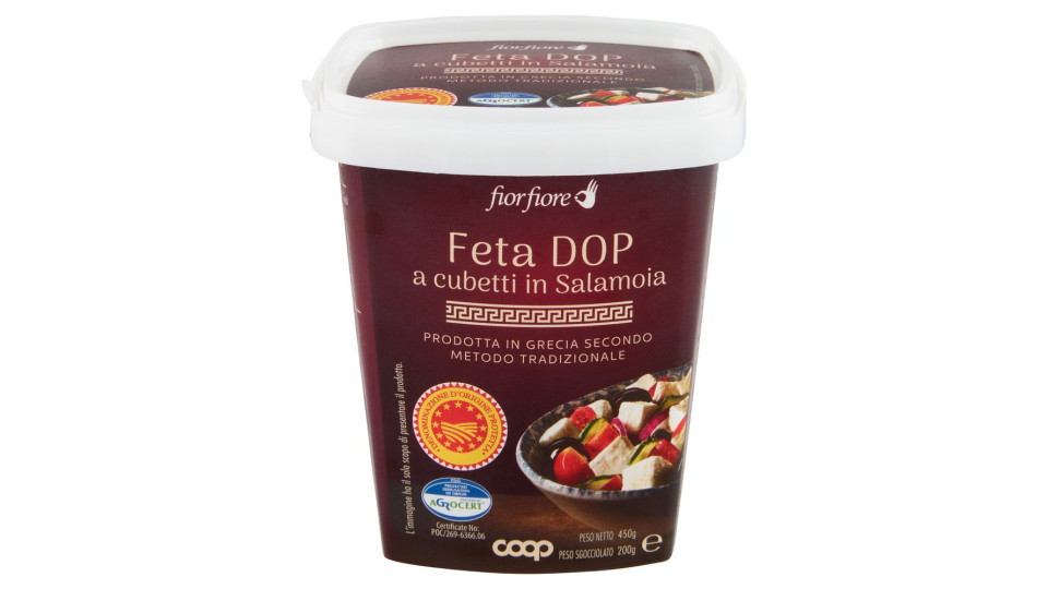 Feta Dop A Cubetti In Salamoia 450 G