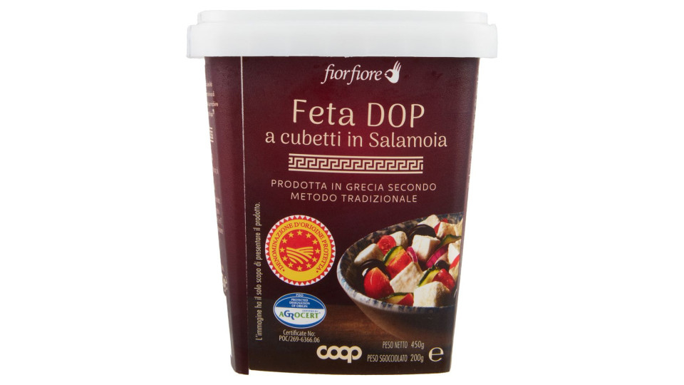 Feta Dop A Cubetti In Salamoia 450 G