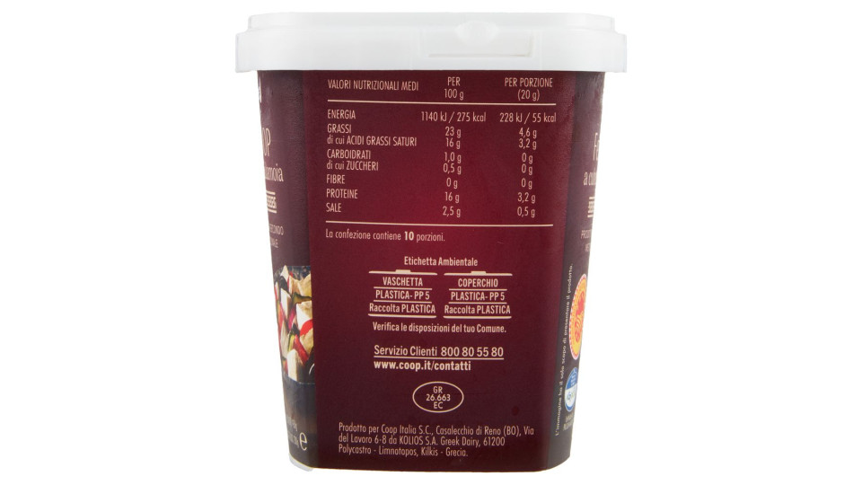 Feta Dop A Cubetti In Salamoia 450 G