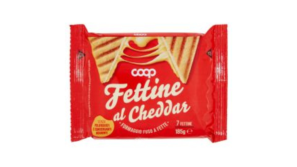 Fettine Al Cheddar 7 Fettine 185 G
