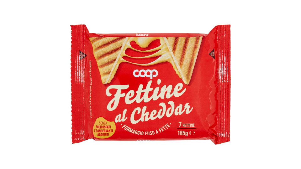 Fettine Al Cheddar 7 Fettine 185 G