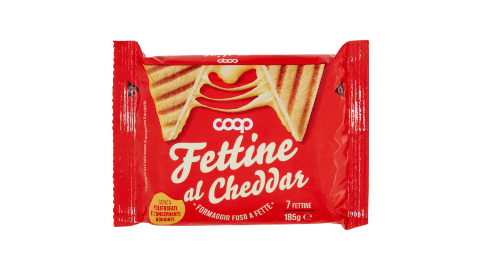 Fettine Al Cheddar 7 Fettine 185 G