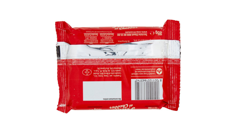 Fettine Al Cheddar 7 Fettine 185 G