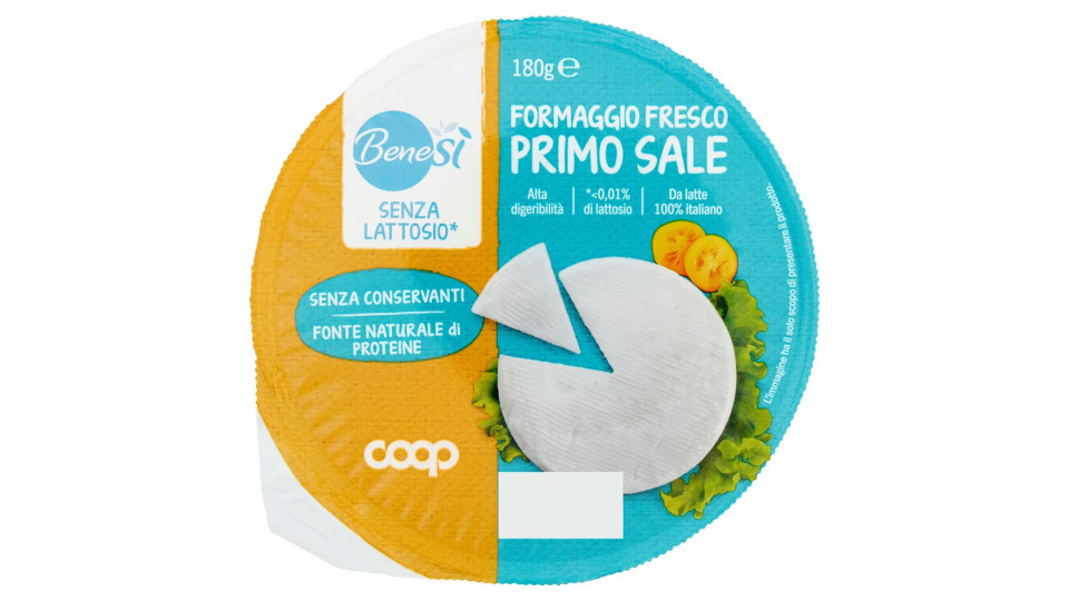 Formaggio Fresco Primo Sale Senza Lattosio* 180 G