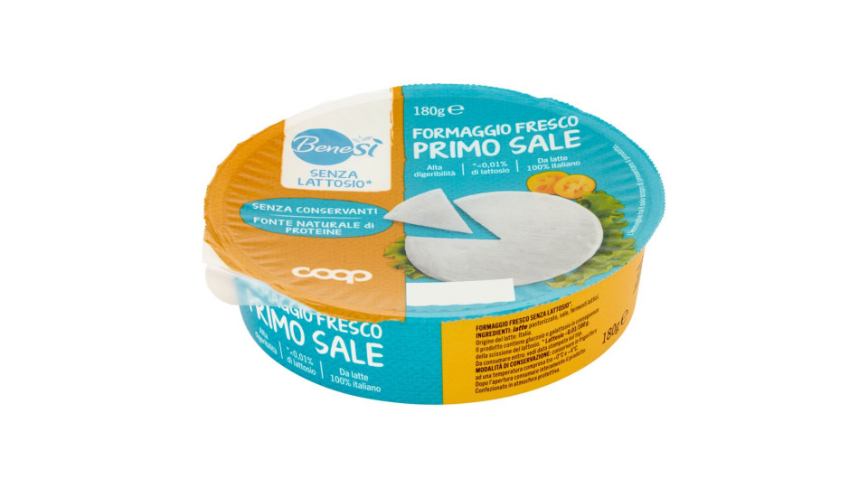 Formaggio Fresco Primo Sale Senza Lattosio* 180 G