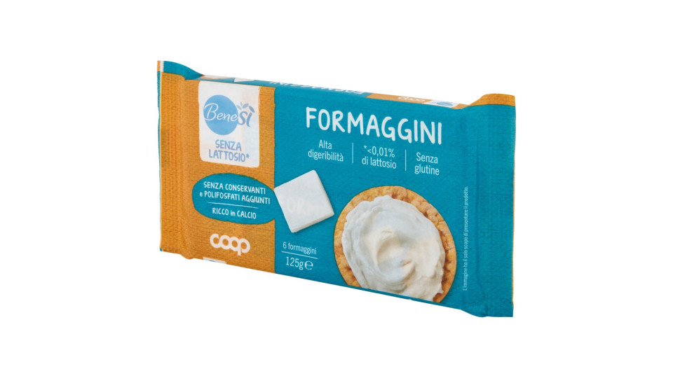Formaggini Senza Lattosio* 6 Formaggini 125 G