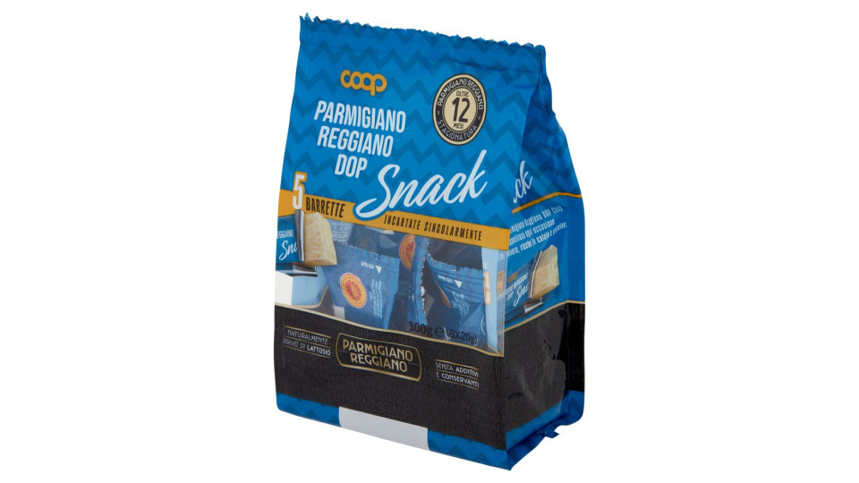 Parmigiano Reggiano Dop Stagionatura Oltre 12 Mesi Snack 5 X 20 G