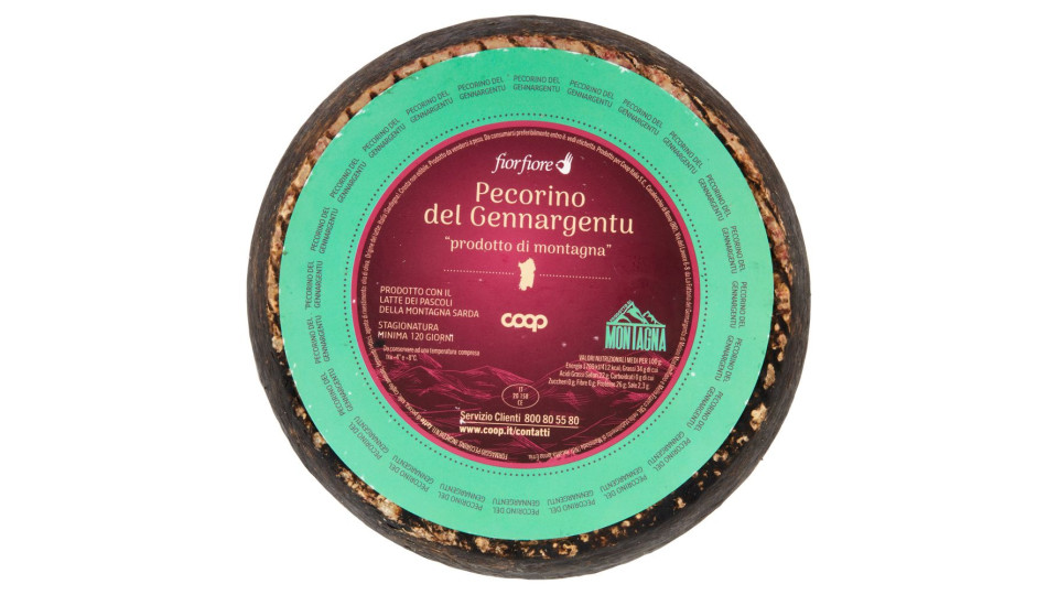 Pecorino Del Gennargentu 'prodotto Di Montagna' 175 G Ca