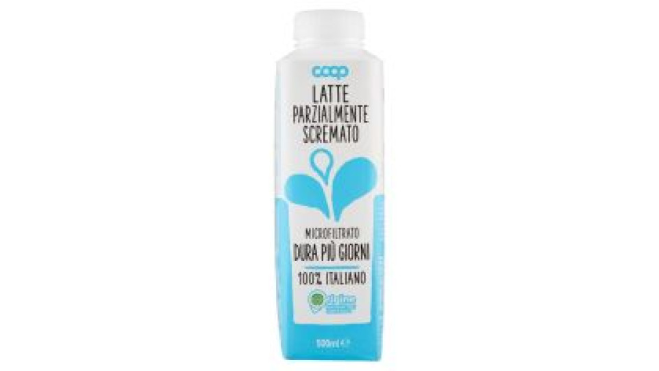Latte Parzialmente Scremato Microfiltrato Dura Più Giorni 500 Ml