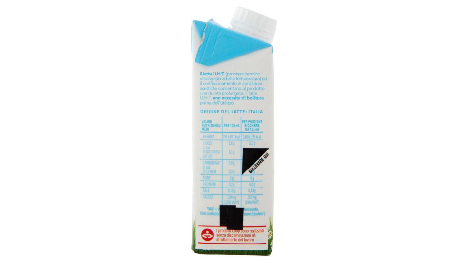 Latte Parzialmente Scremato Uht A Lunga Conservazione 3 X 250 Ml