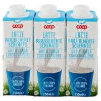 Latte Parzialmente Scremato Uht A Lunga Conservazione 3 X 250 Ml