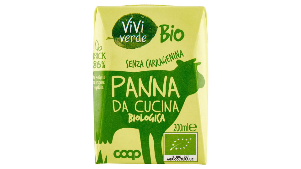 Panna Da Cucina Biologica 200 Ml