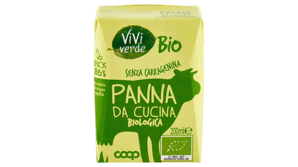 Panna Da Cucina Biologica 200 Ml