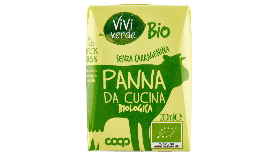 Panna Da Cucina Biologica 200 Ml