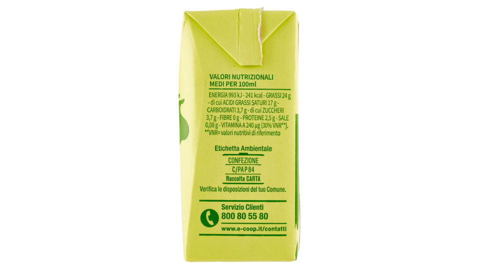 Panna Da Cucina Biologica 200 Ml