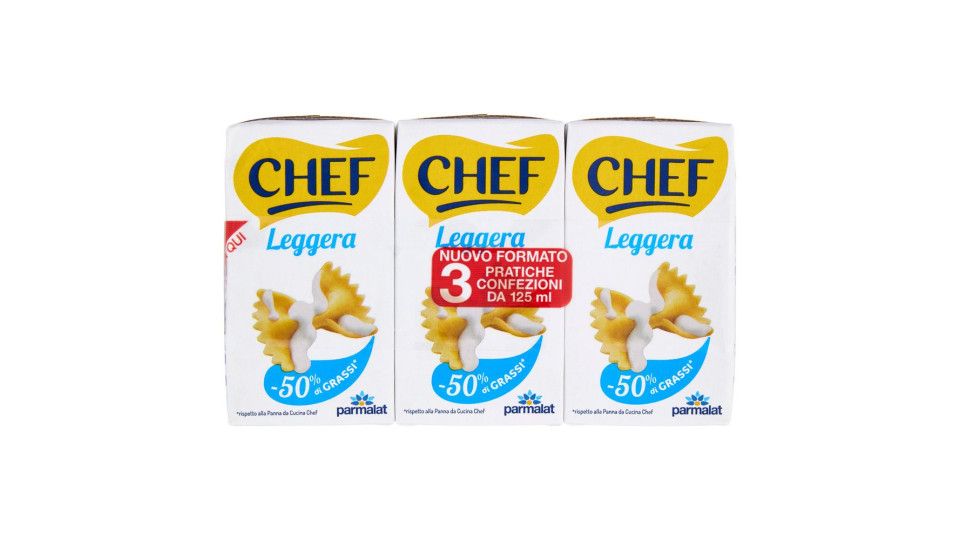 Chef Leggera 3 X 125 Ml