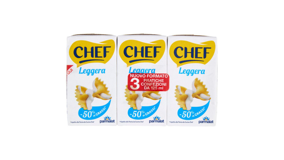 Chef Leggera 3 X 125 Ml