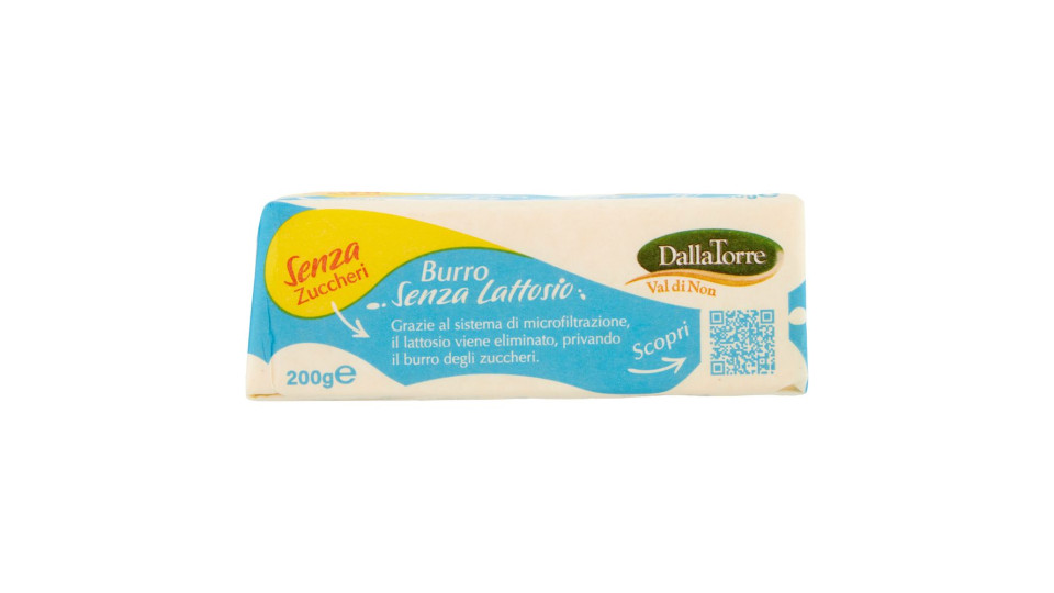 Dallatorre Burro Senza Lattosio Senza Zuccheri 200 G