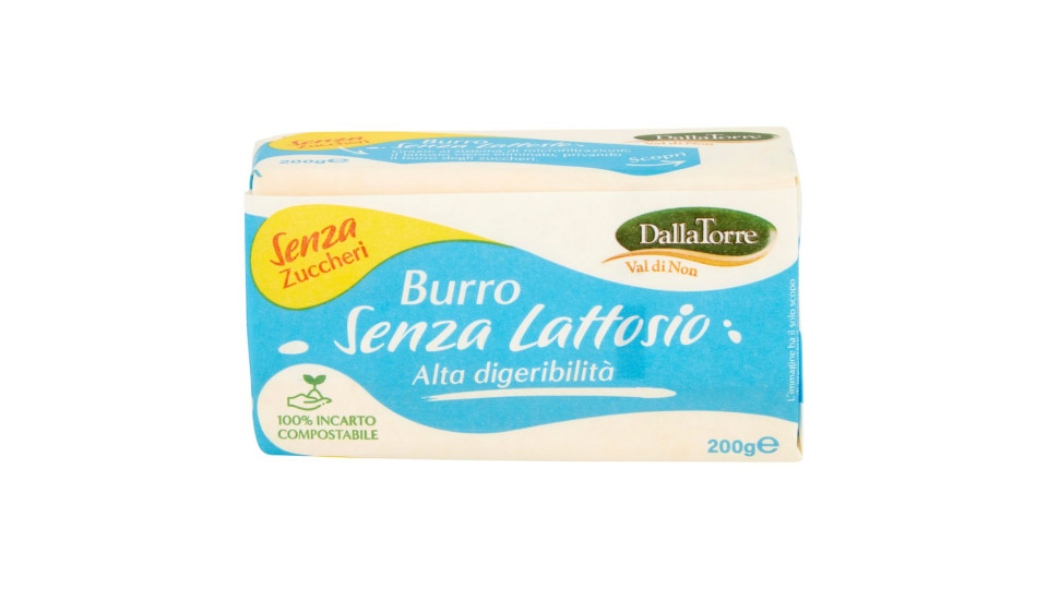 Dallatorre Burro Senza Lattosio Senza Zuccheri 200 G