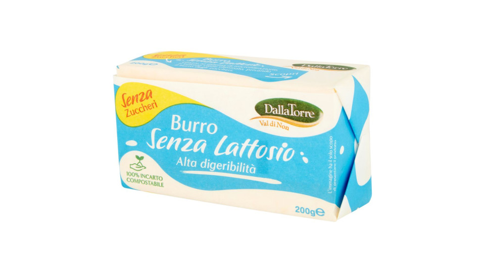 Dallatorre Burro Senza Lattosio Senza Zuccheri 200 G