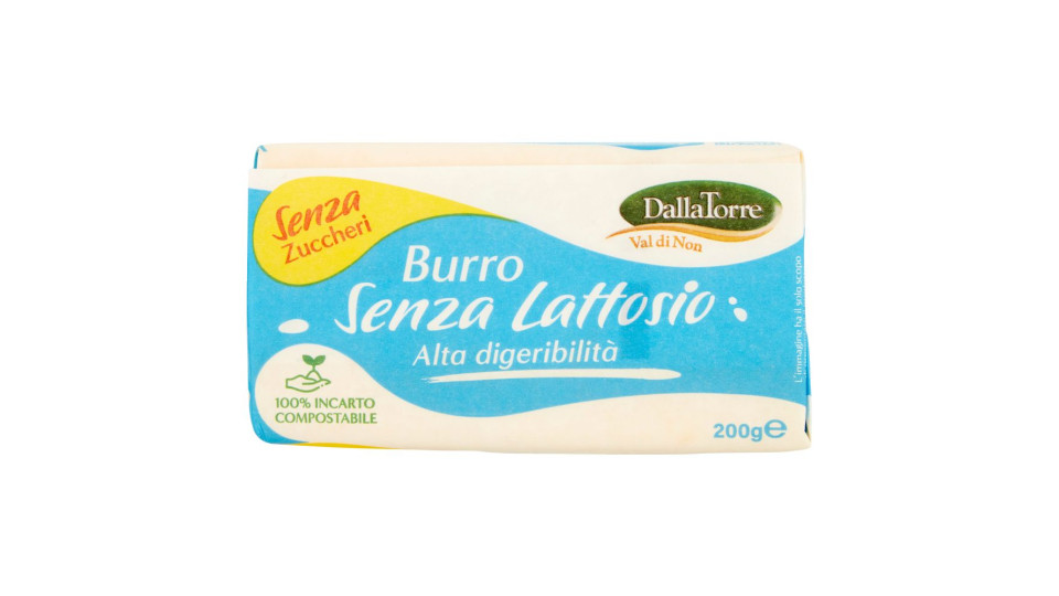 Dallatorre Burro Senza Lattosio Senza Zuccheri 200 G
