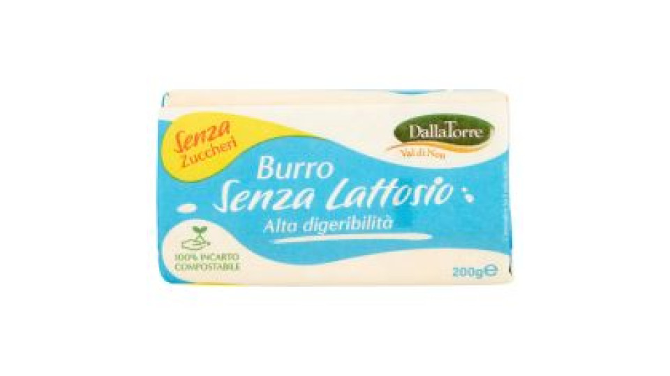 Dallatorre Burro Senza Lattosio Senza Zuccheri 200 G