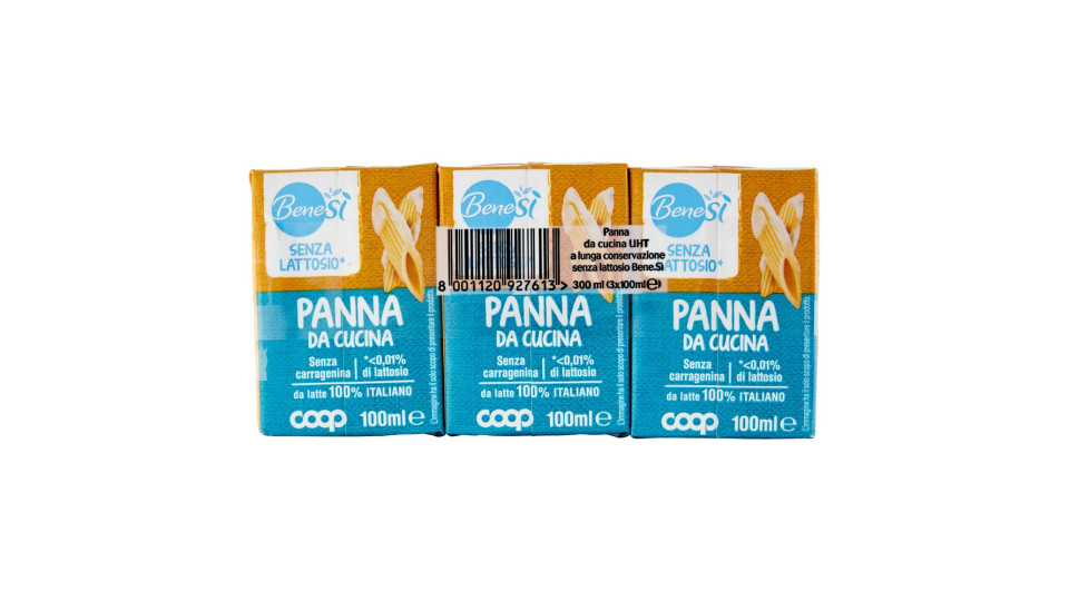 Senza Lattosio* Panna Da Cucina 3 X 100 Ml